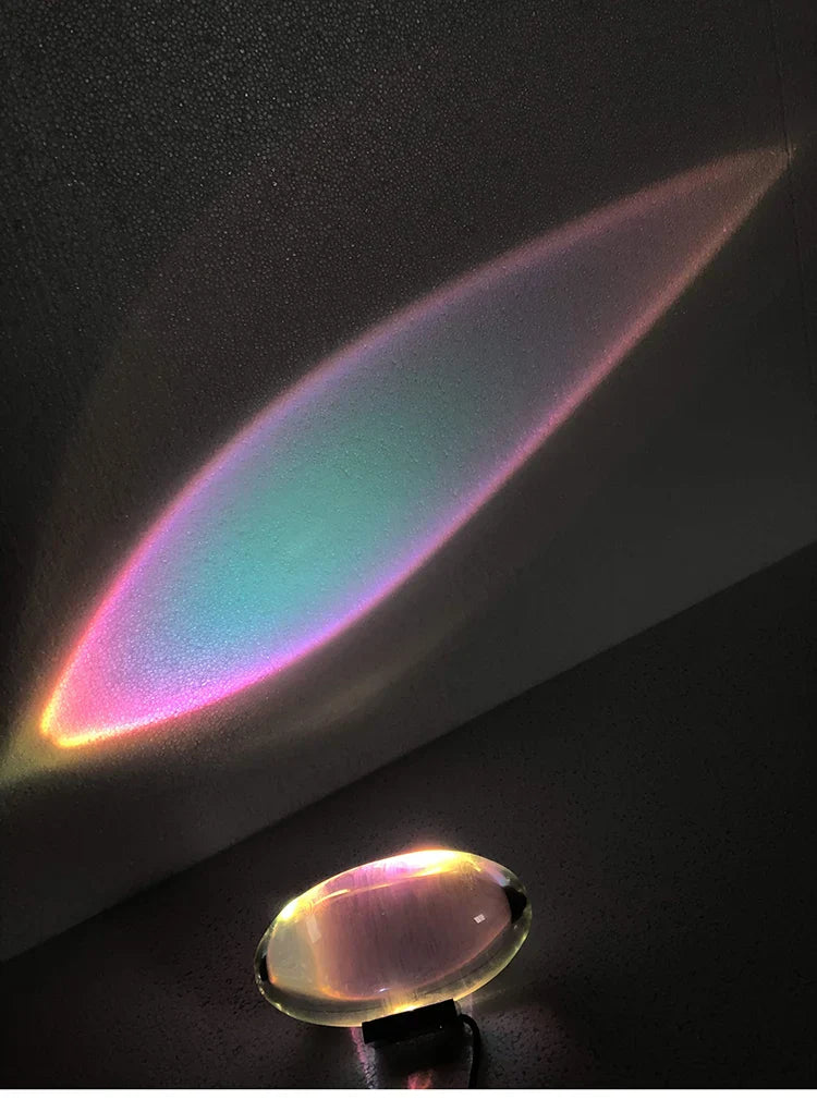 Italian Designer LED Crystal Table Lamp Egg Shape for Bedroom Decor & Gifting