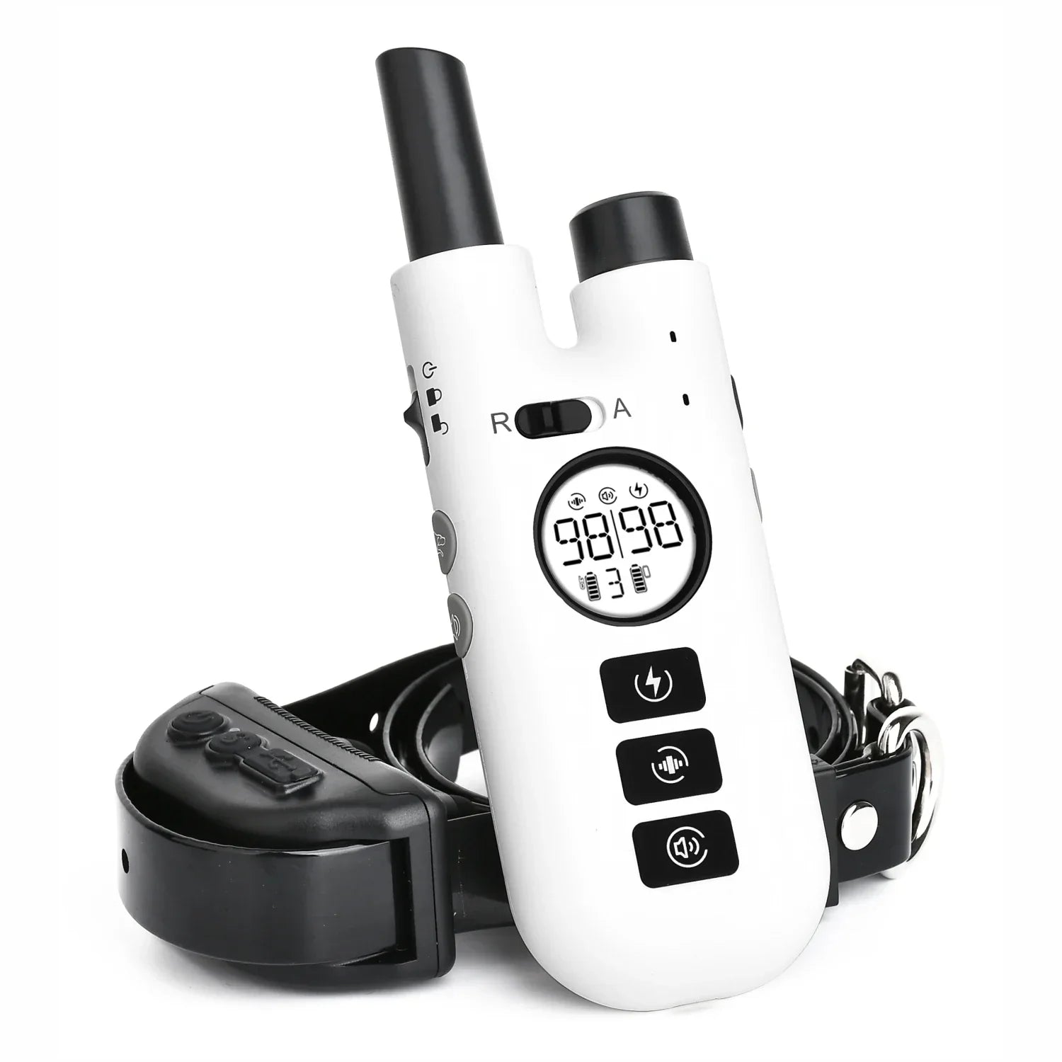 Dog Training Collar 800M Remote Waterproof Rechargeable No Bark Control Collar 2in1