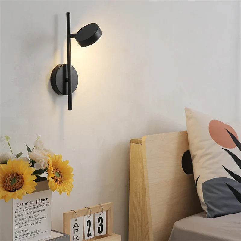 Nordic Adjustable LED Wall Lamp Reading Light for Bedroom Living Room Study