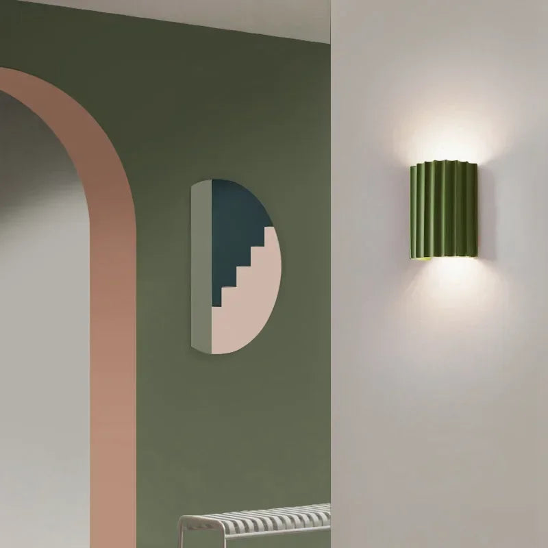 LED Resin Wall Lamp – G9 Decorative Light for Bedroom, Hallway & Living Room
