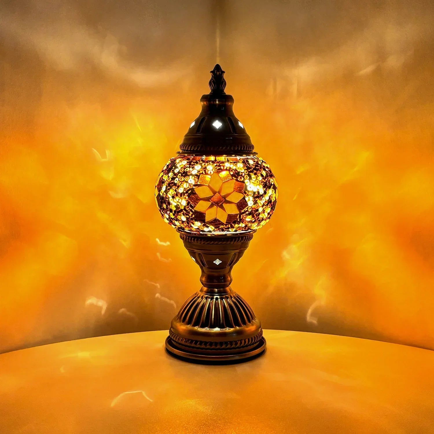 DIY Mosaic Table Lamp Kit Handmade Craft Night Light Parent Child Activity