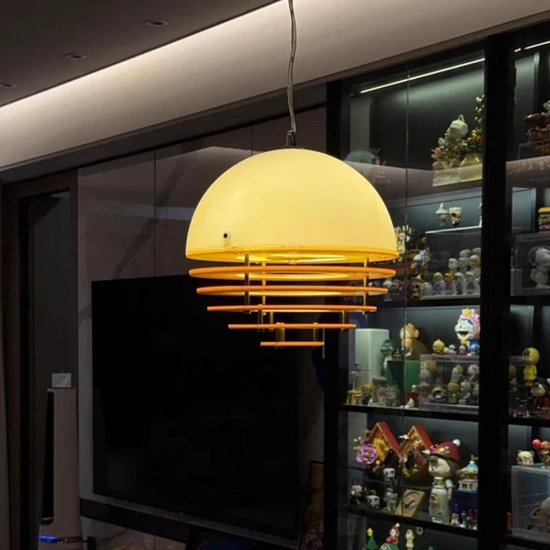 Nordic Sunset Orange Ceiling Light E27 Living Room Island Restaurant Decor