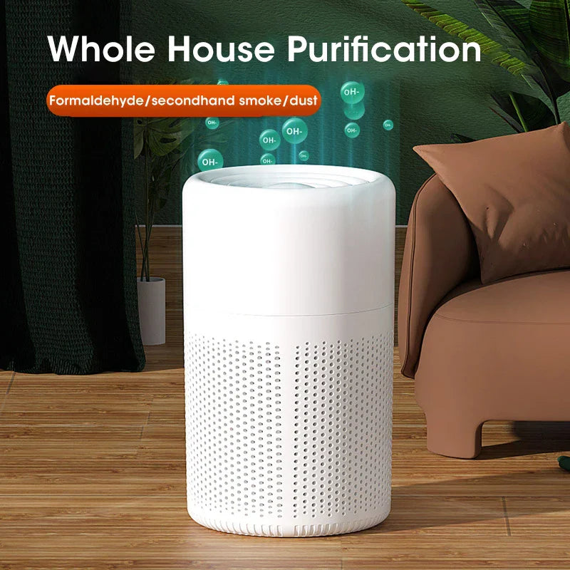 Mini Desktop Air Purifier with HEPA Filter for Home Office Odor Dust Smoke