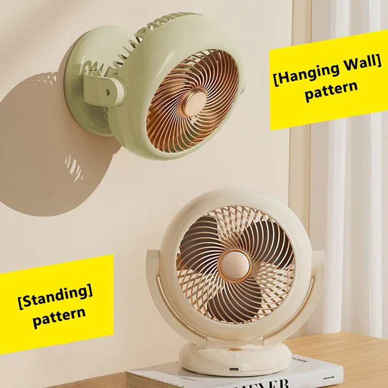 Portable Rechargeable Mini Fan Quiet Adjustable Desktop