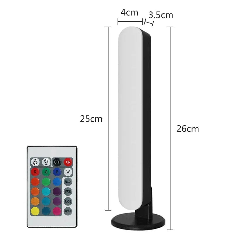 USB RGB LED TV Backlight Strip Color Changing Music Sync Ambient Light Lamp