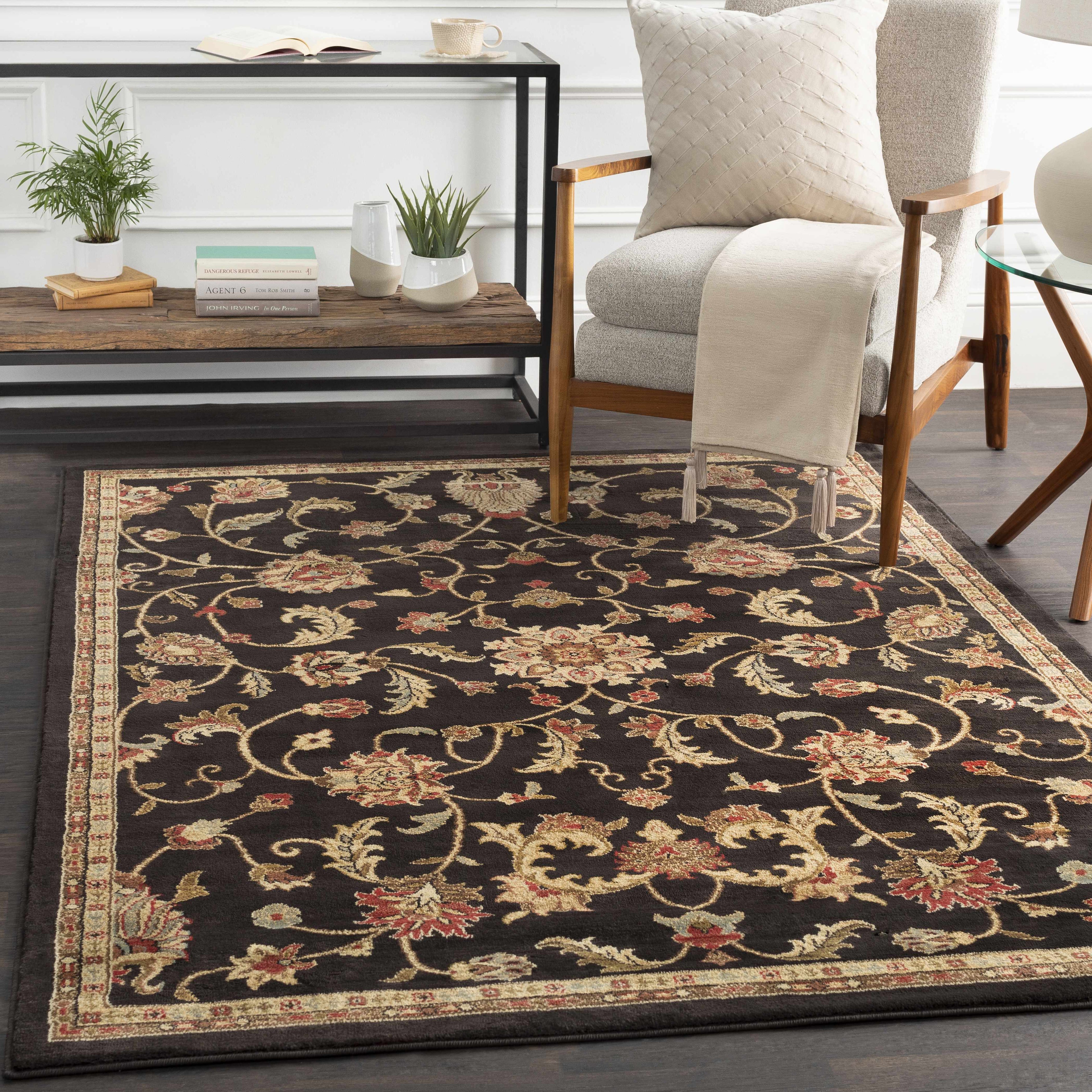 Salona Luxe Black Rug