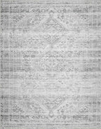 Barny Gray Blue Washable Rug - Clearance