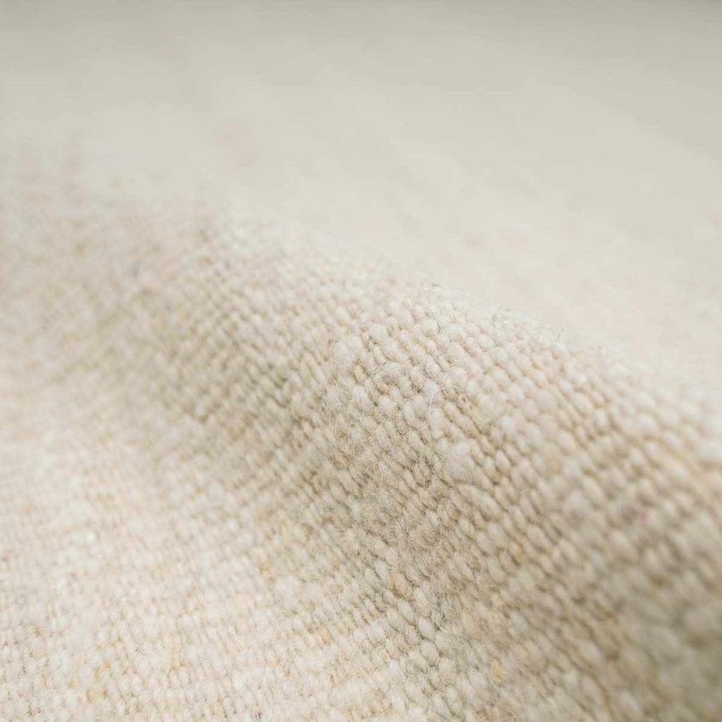 Ayumu Off White Hand Woven Wool Area Rug - Clearance