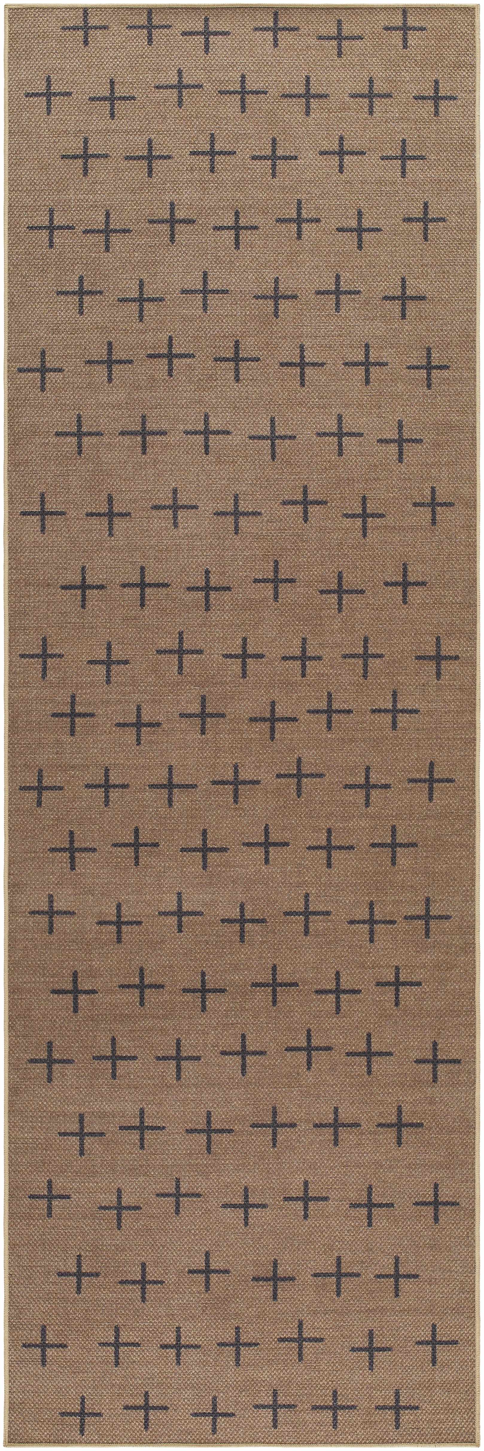 Haimi Black Washable Jutely Rug - Clearance
