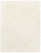 Siari Solid Cream Plush Rug