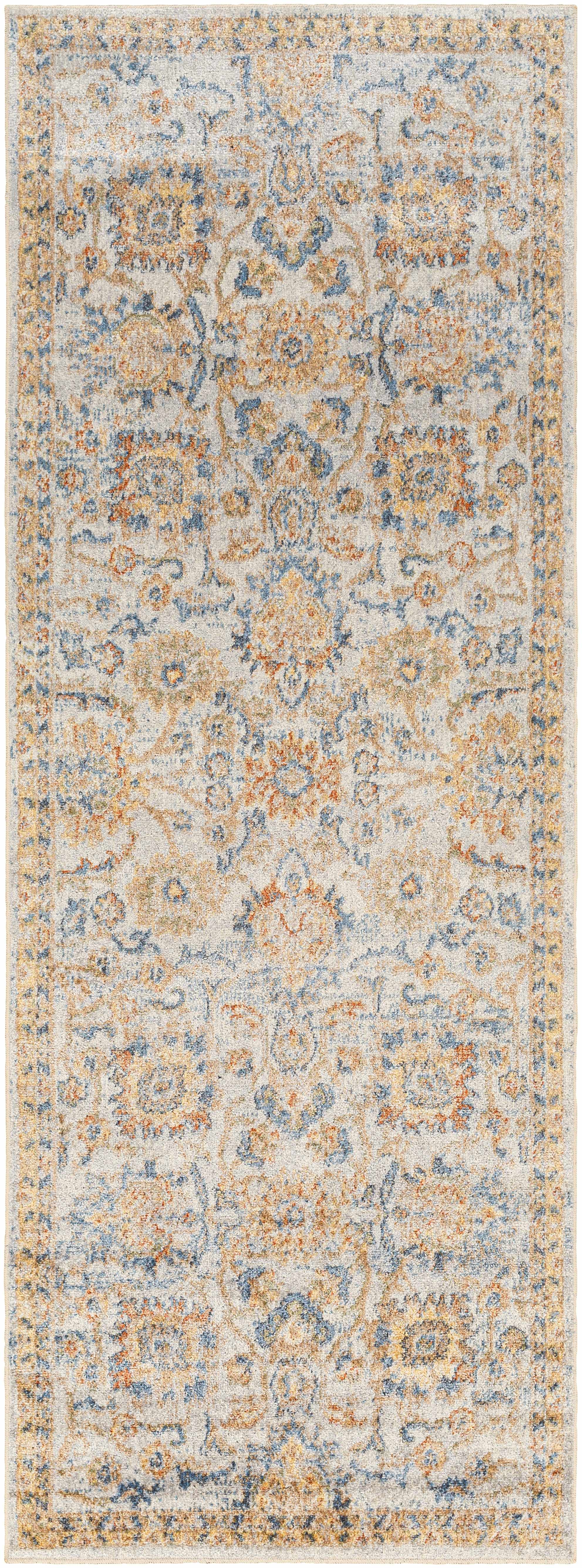 Dion Washable Floral Rug - Clearance
