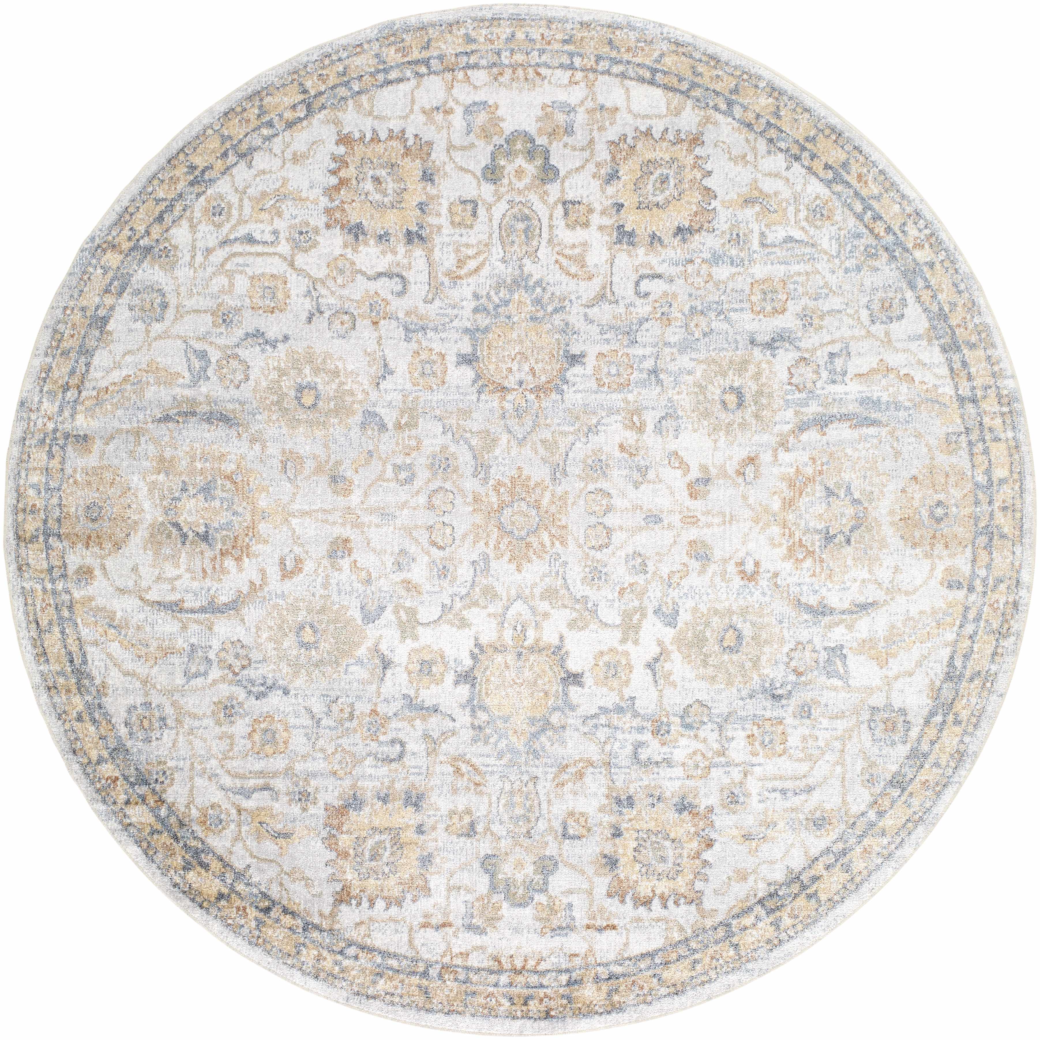 Dion Washable Floral Rug - Clearance