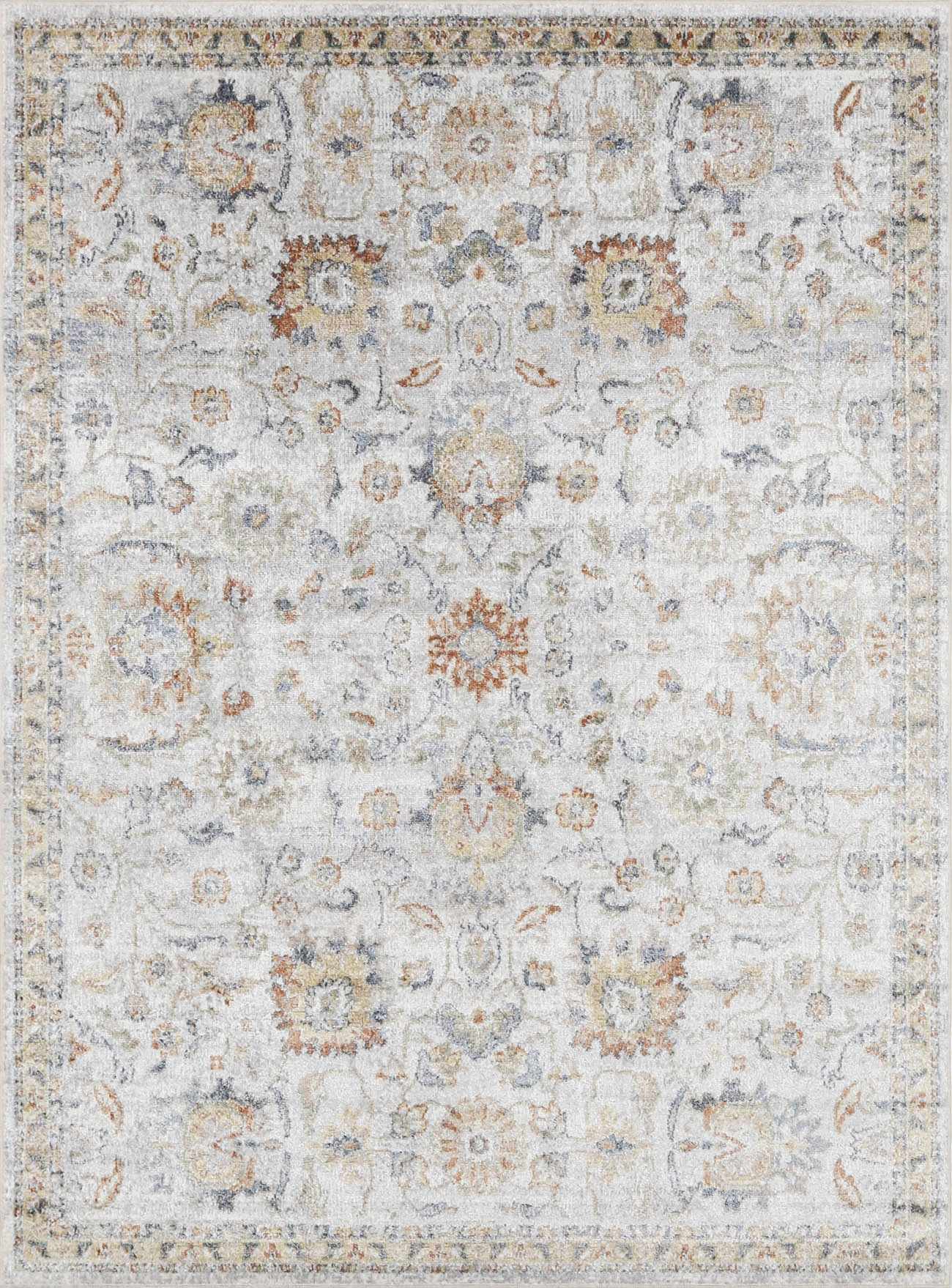 Dion Washable Floral Rug - Clearance