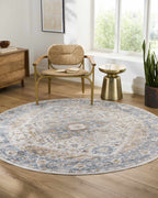 Ezri Cream Washable Area Rug