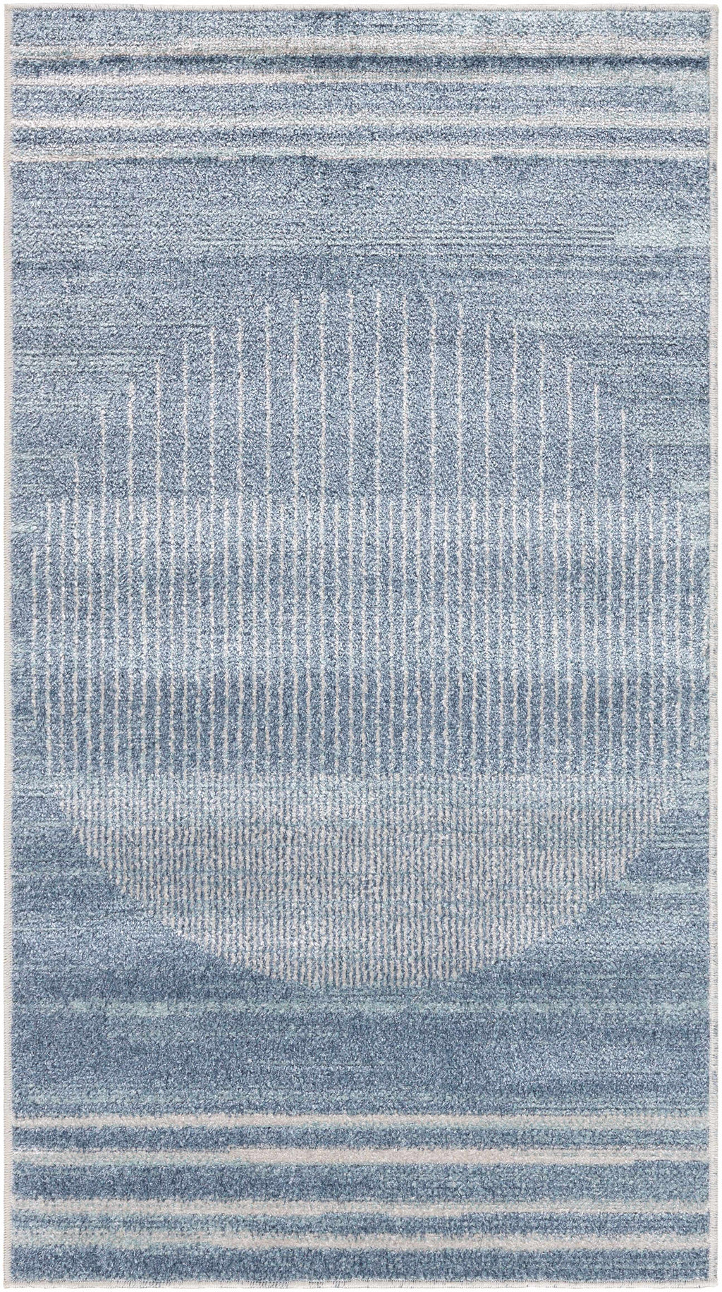 Thad Blue Washable Area Rug - Clearance