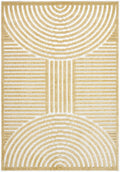 Deron Mustard Washable Area Rug