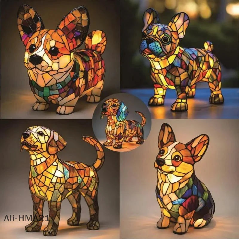 Animal Resin Night Light LED Bedside Lamp Cute Nightstand Lamp Bedroom Living Room
