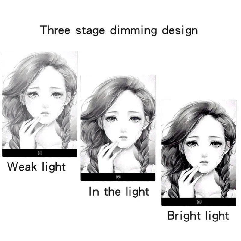 A5 LED Drawing Copy Pad Dimmable Light Board Adjustable Art Tablet Educational Toy