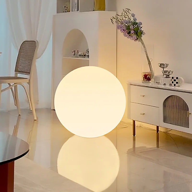 LED Ball Lamp RGB Tricolor Dimmable USB Rechargeable Globe Light for Home Decor