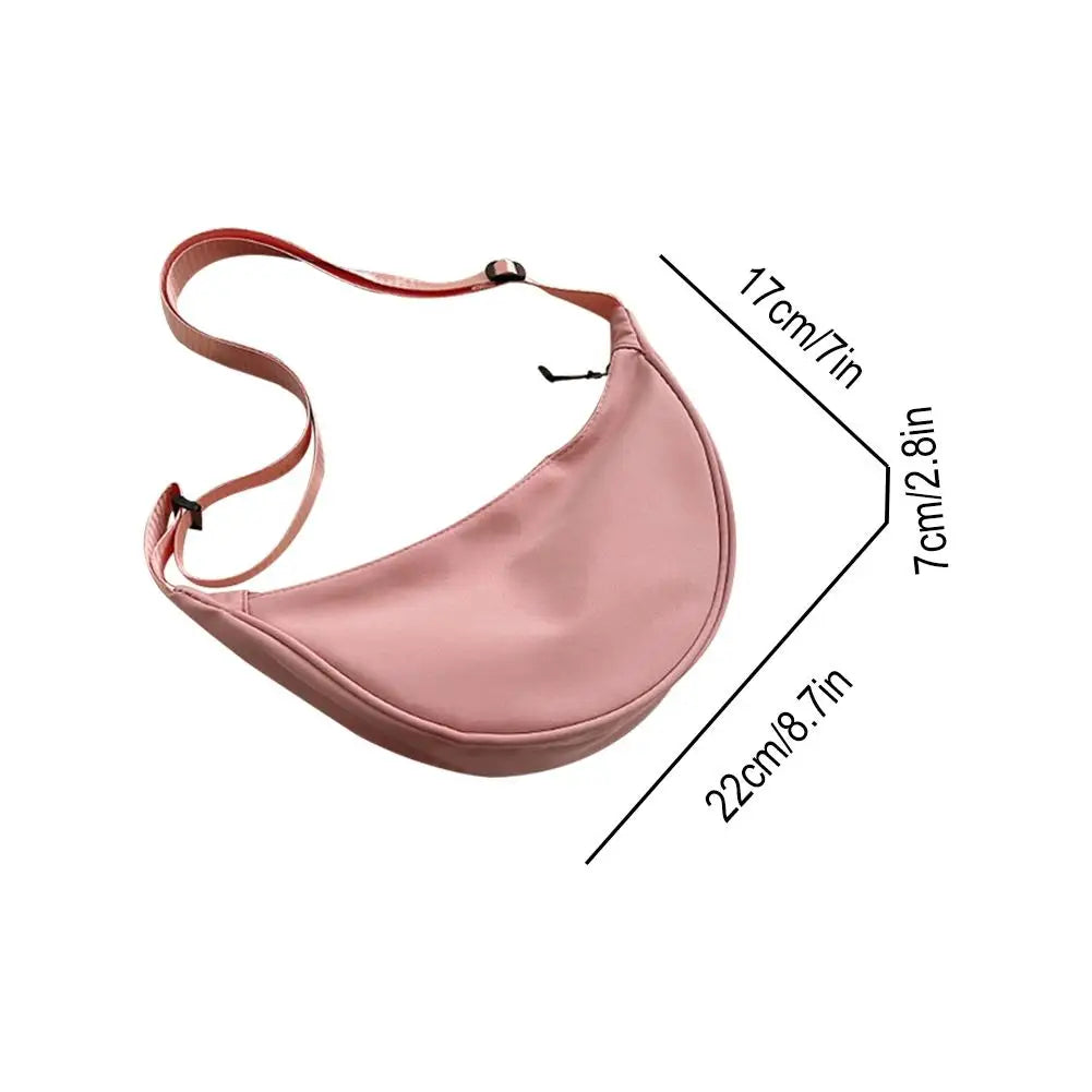 Women Nylon Crossbody Hobo Bag Large Capacity Casual Shoulder Chest Purse
