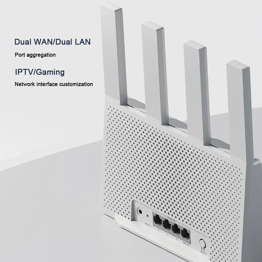 WiFi 7 BE3600 Dual Band Gaming Router 3570Mbps Mesh VPN Dual WAN LAN
