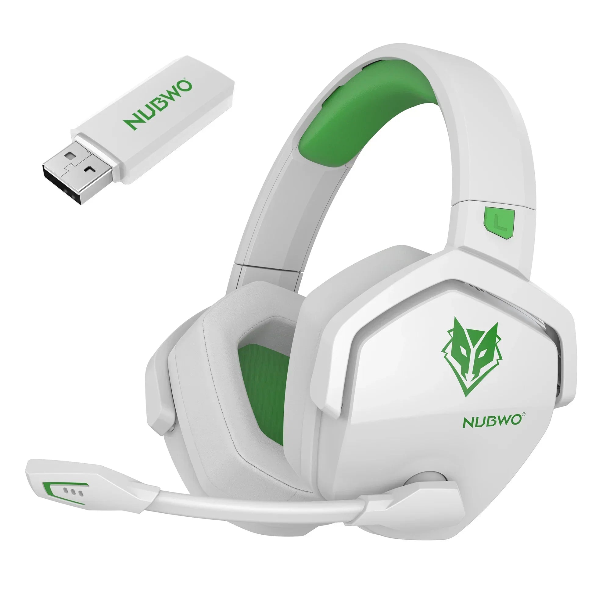 NUBWO G06 Wireless Gaming Headset Bluetooth 5.3 PS5 PC Noise Cancelling