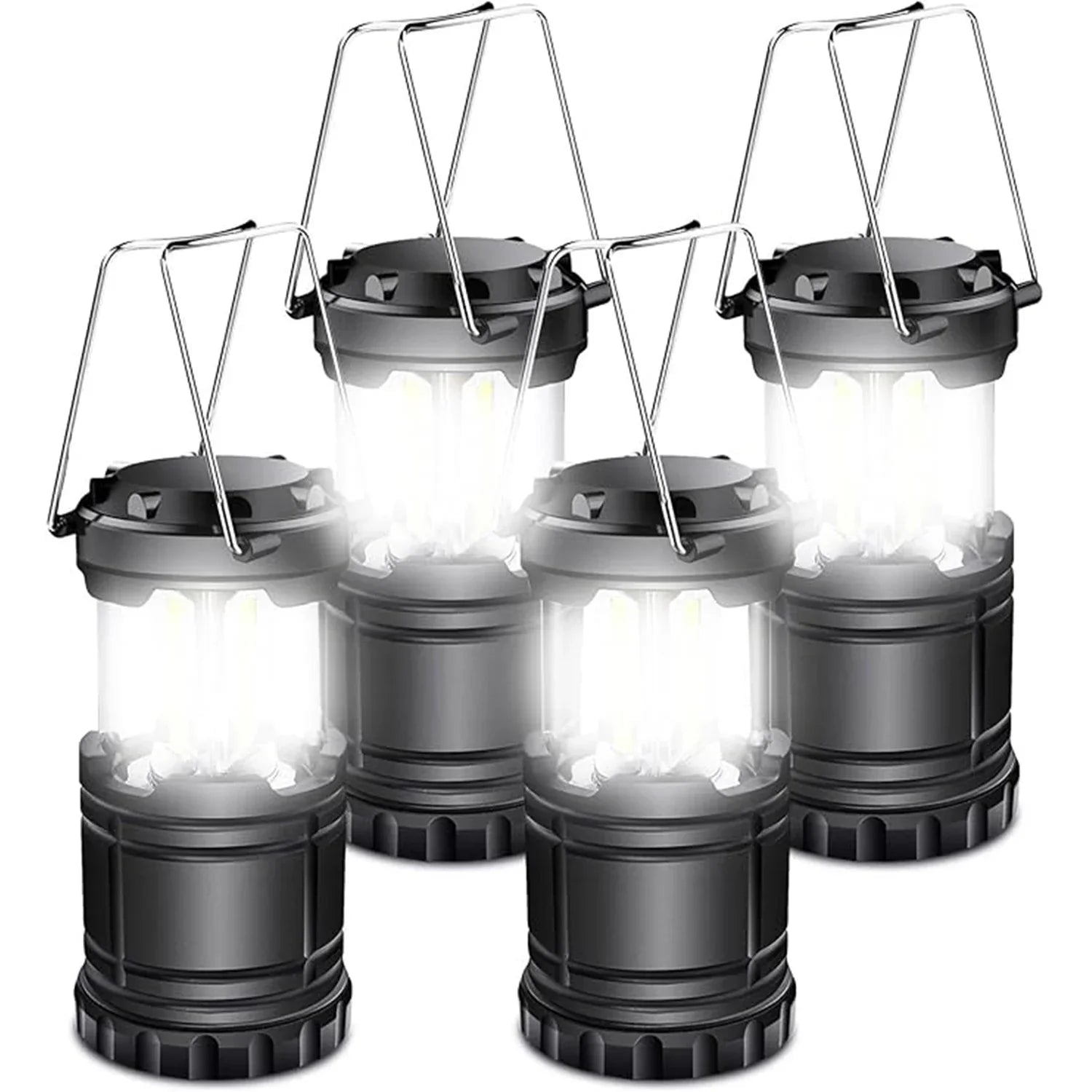 LED Camping Lantern Battery Powered Waterproof Emergency Light for Power Outages