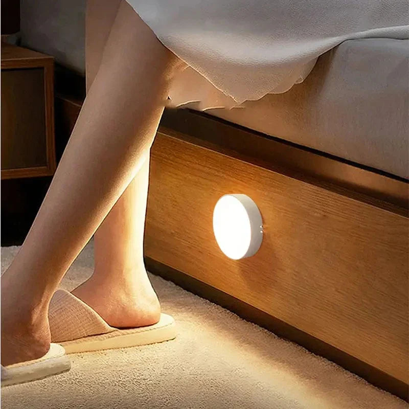 Wireless LED Button Night Light – Motion Sensor Lamp for Bedroom, Closet, Stairs