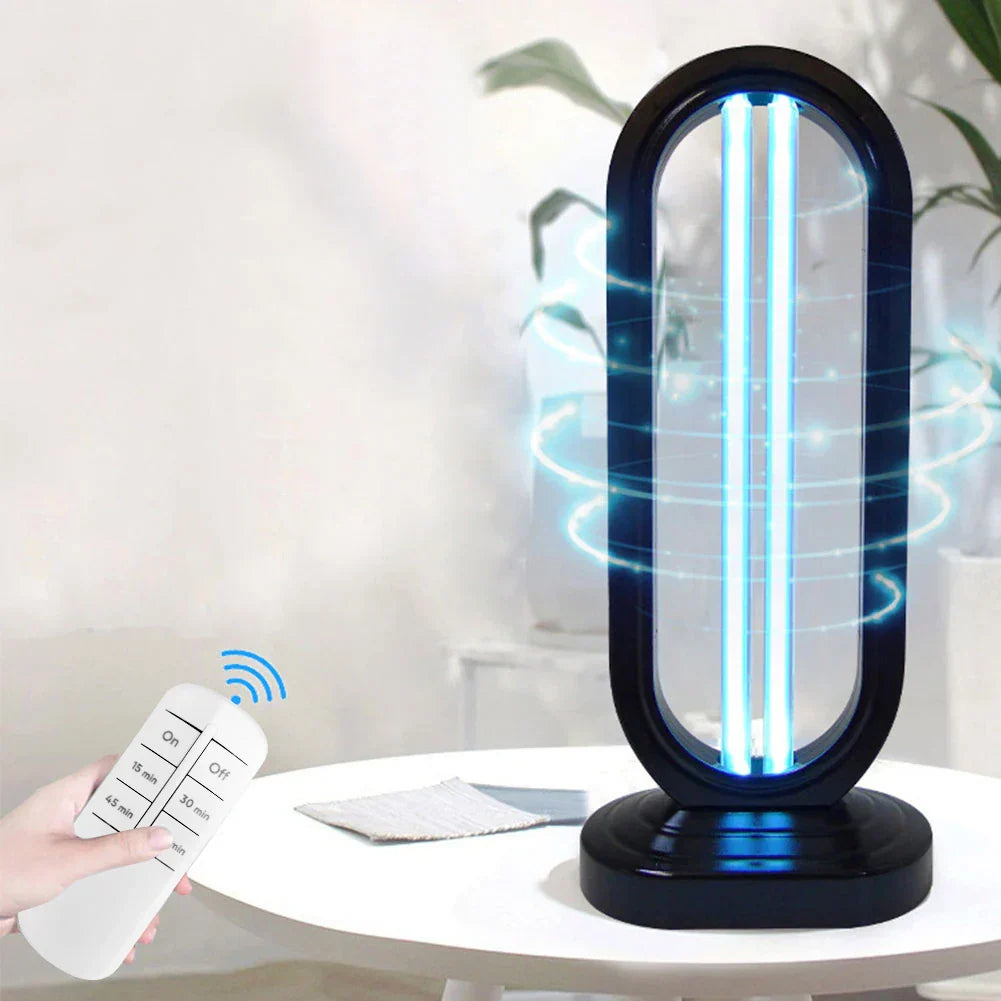 Portable UV Light Sanitizer Lamp UVC Sterilizer with Remote Control & Timer Home Use