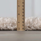 Siari Solid Oatmeal Shag Rug