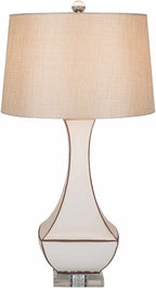 Tuka Tan Ceramic Table Lamp - Clearance