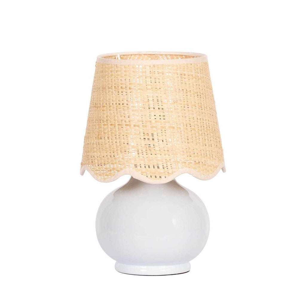 Tocae Blue Solid Ceramic Table Lamp