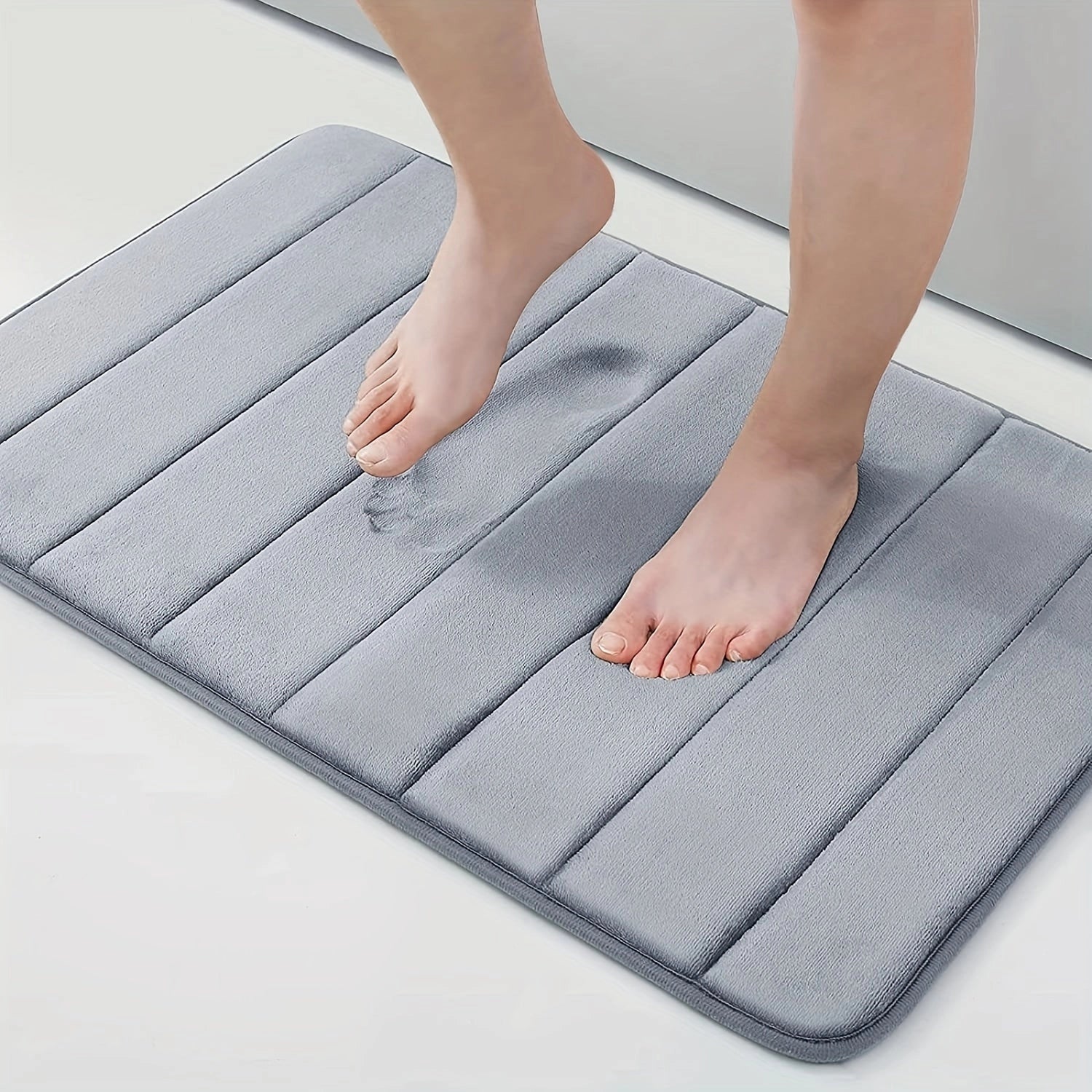 Non Slip Microfiber Bath Mat Quick Dry Water Absorbent 40x60 50x80cm