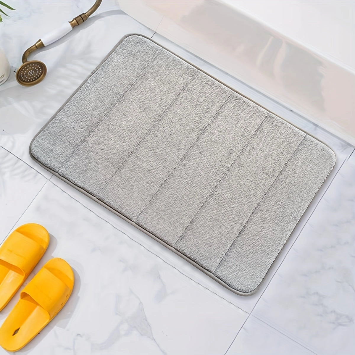 Non Slip Microfiber Bath Mat Quick Dry Water Absorbent 40x60 50x80cm