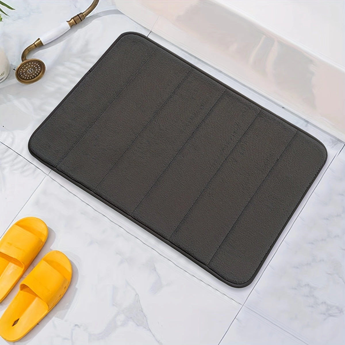 Non Slip Microfiber Bath Mat Quick Dry Water Absorbent 40x60 50x80cm
