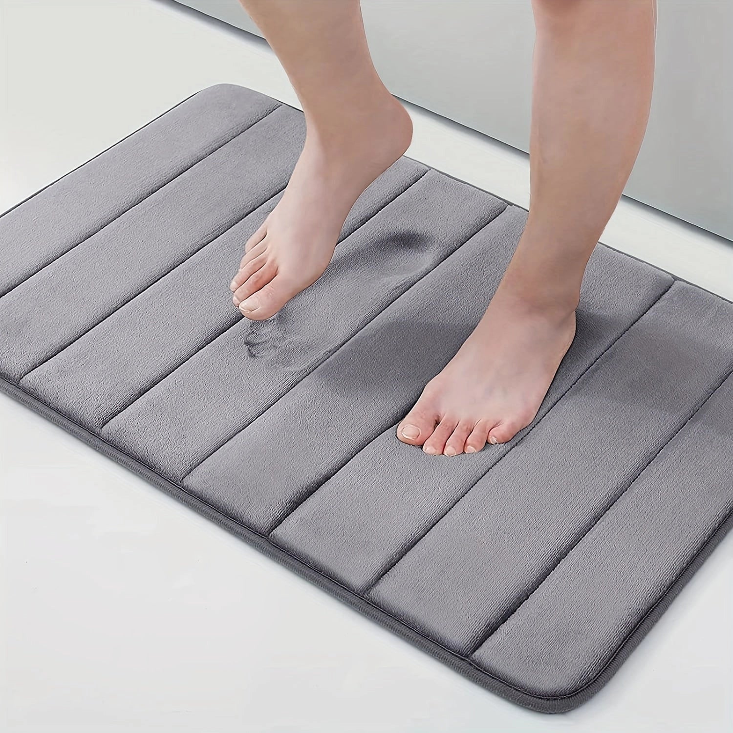 Non Slip Microfiber Bath Mat Quick Dry Water Absorbent 40x60 50x80cm