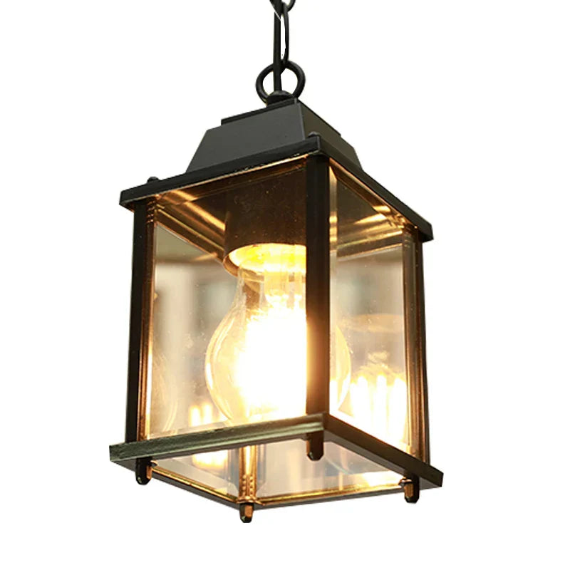 Waterproof Outdoor Hanging Lantern – Garden Ceiling Light for Balcony & Hallway