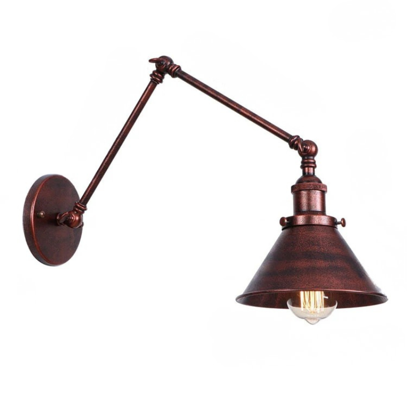 Modern Adjustable Wall Sconce Long Arm Reading Light Bedroom Living Room