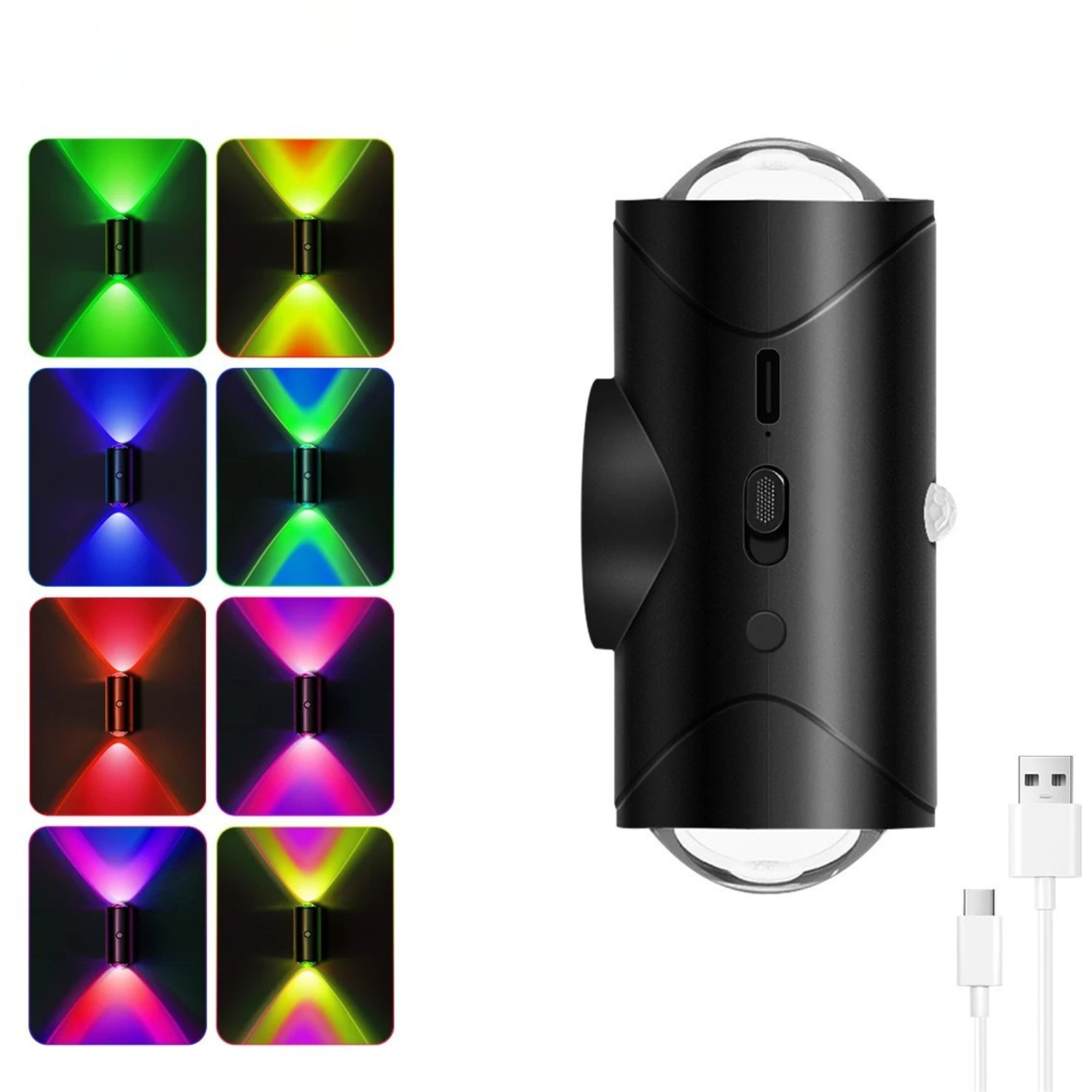 LED Motion Sensor Wall Light Rechargeable Cordless Up Down Lighting Indoor