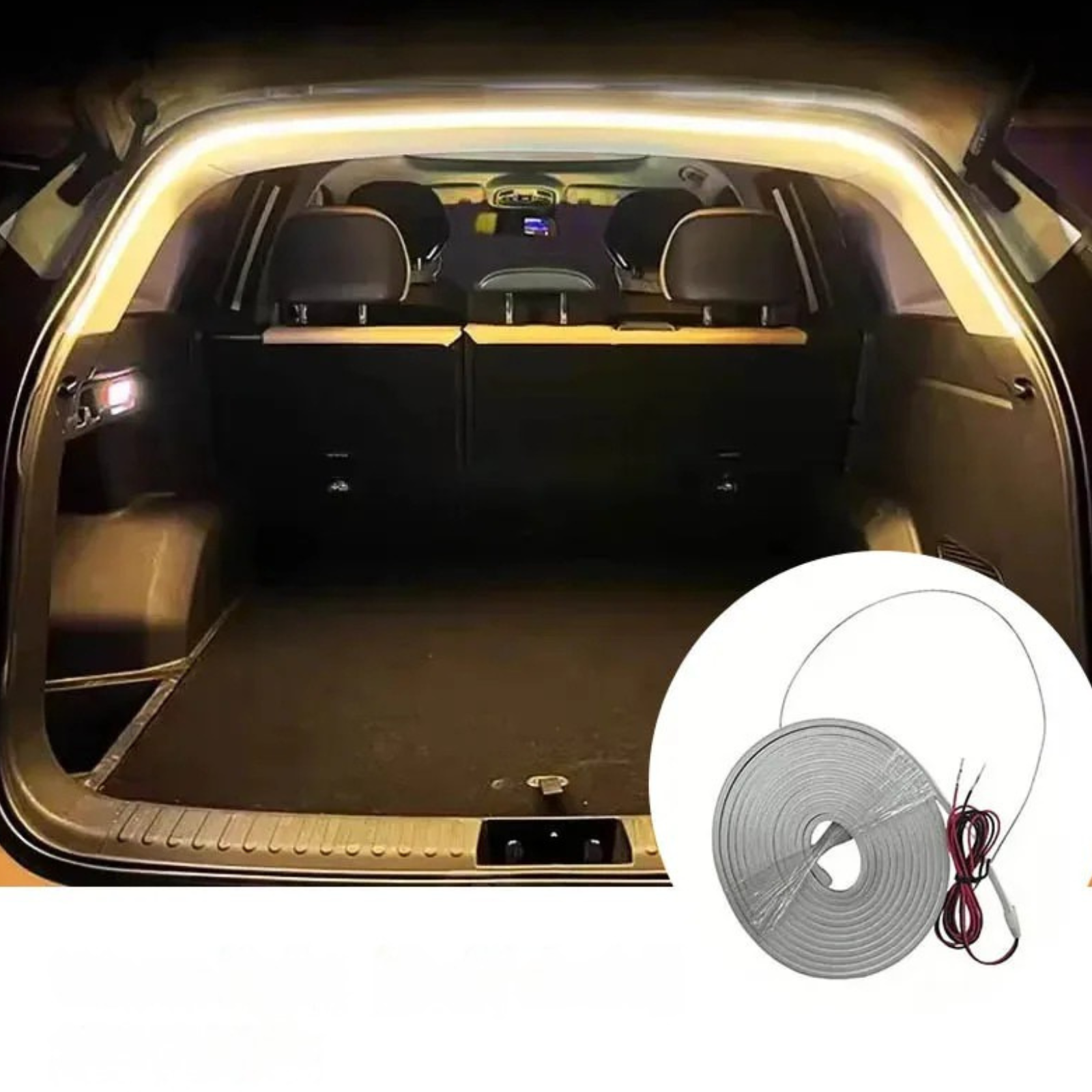 Car Trunk LED Light Strip Automatic Sensor High Brightness Interior Ambient