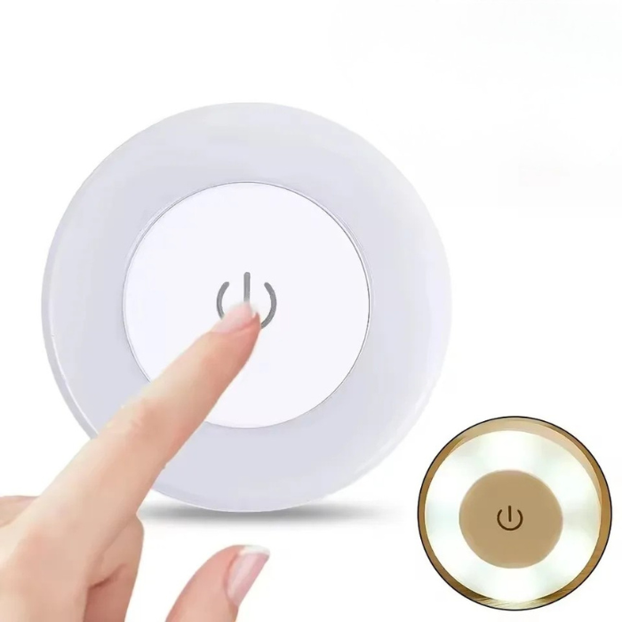 Rechargeable LED Touch Night Light USB Magnetic Wall Lamp Dimmable Portable