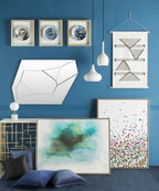 Nelse Multicolor Polka Dot Pattern Wall Art - Clearance