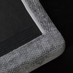 46" Wide Modern Upholstered Chenille Ottoman