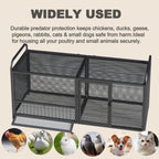 63" Chicken Cage Metal Poultry Breeding Coop