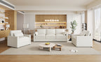 Cozy Upholstered Sofa Set Oversized Comfy Cloud Sofa