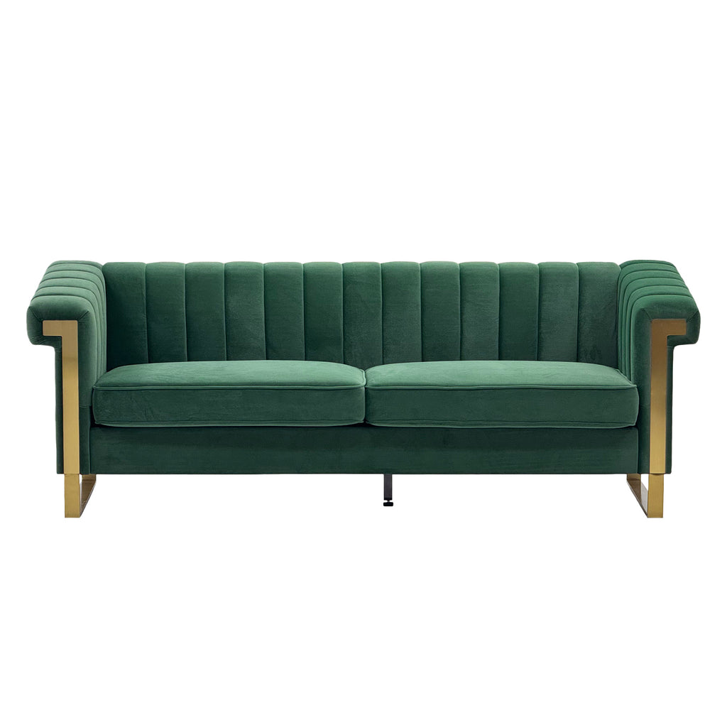 FX-P81B-RG Velvet Sofa
