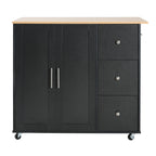 Mobile Kitchen Cart with Storage