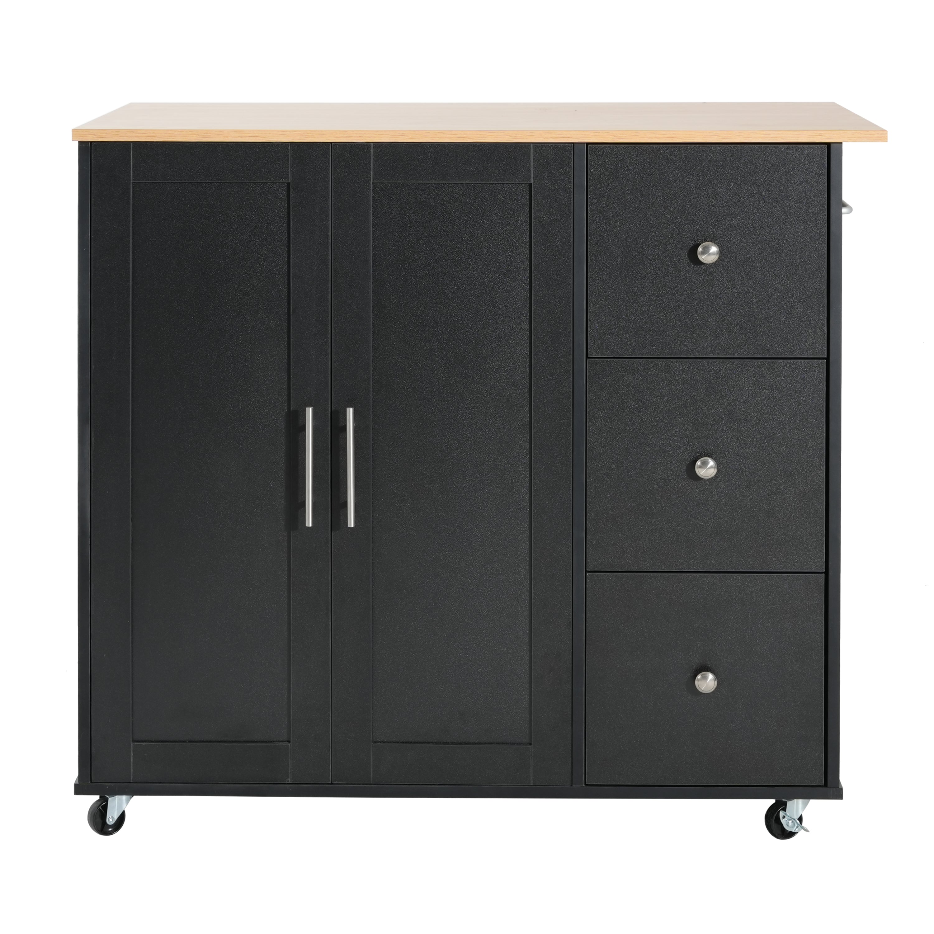 Mobile Kitchen Cart with Storage