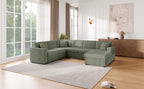 Oversized Sectional Sofa with Chaise Lounge