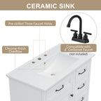36" Bathroom Vanity with Sink